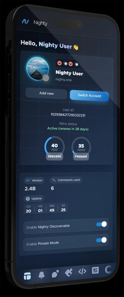 Mobile UI